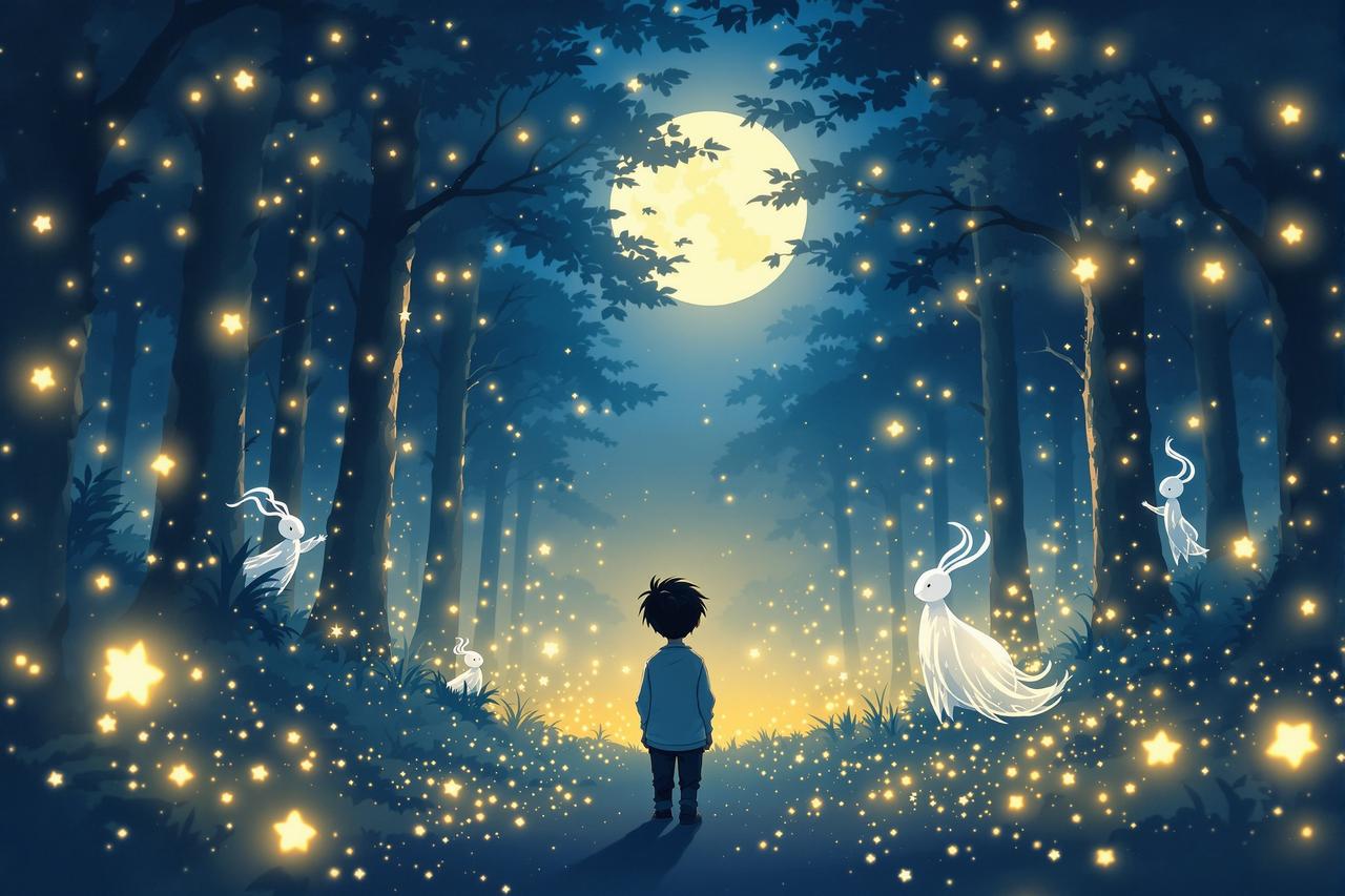 红果 - 萤火之森物语 - 治愈暖心动漫短剧封面